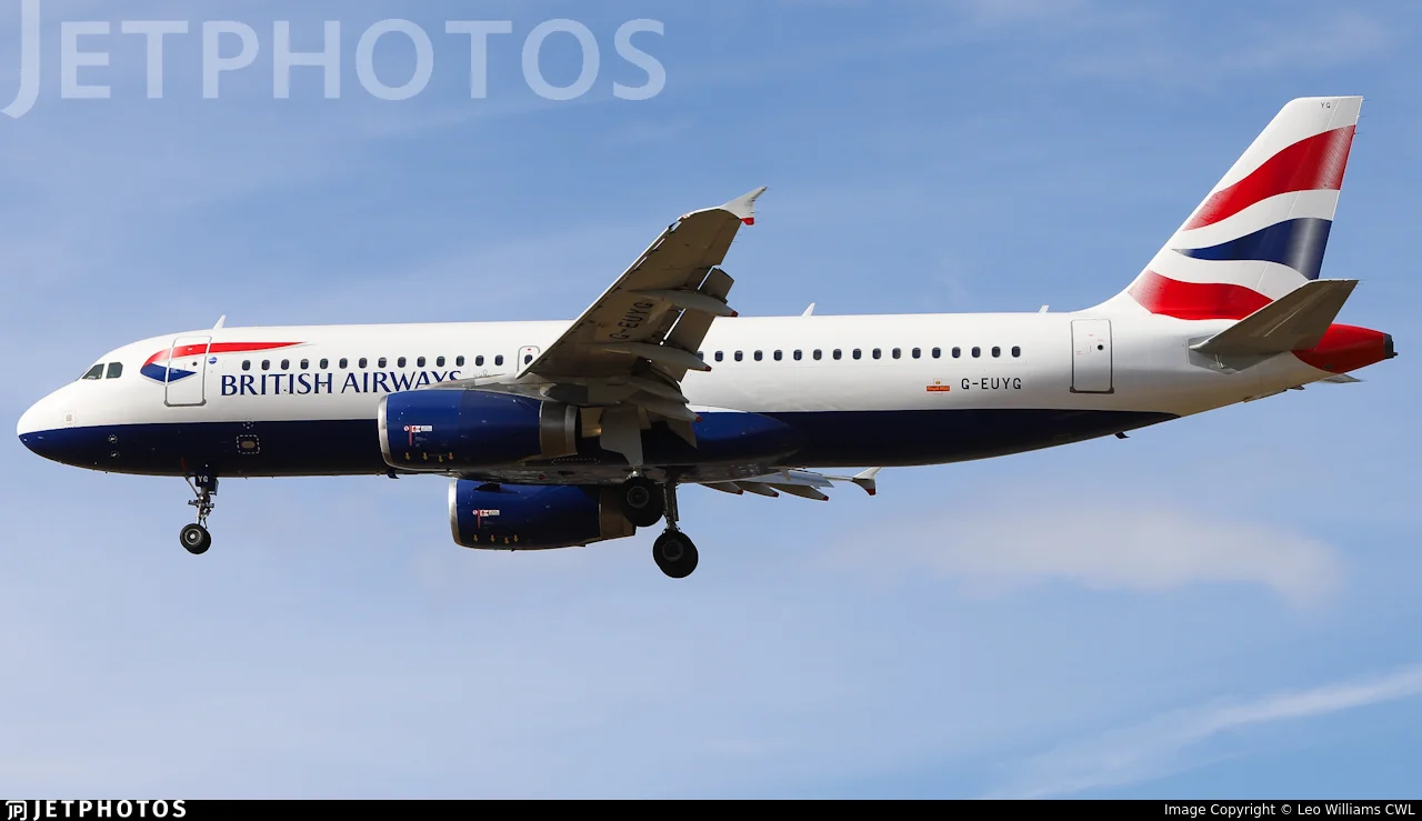 British Airways G-EUYG A320