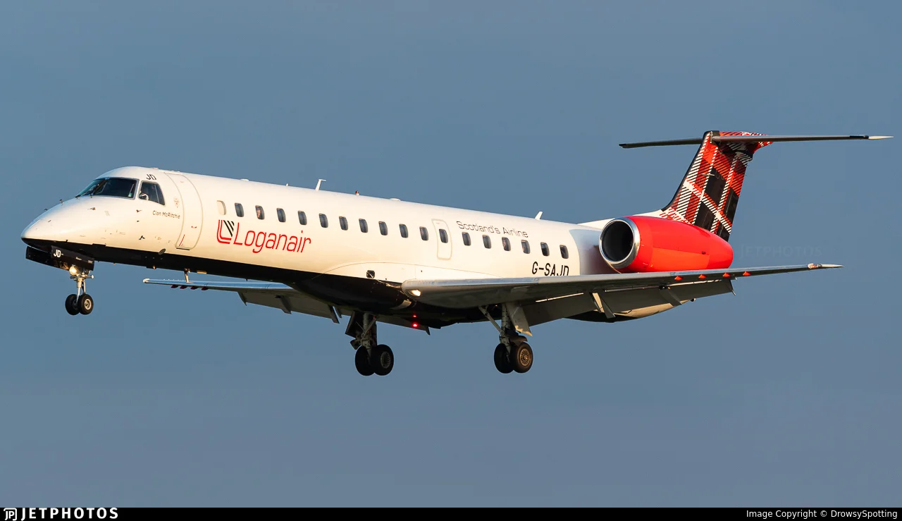 Loganair G-SAJD E145