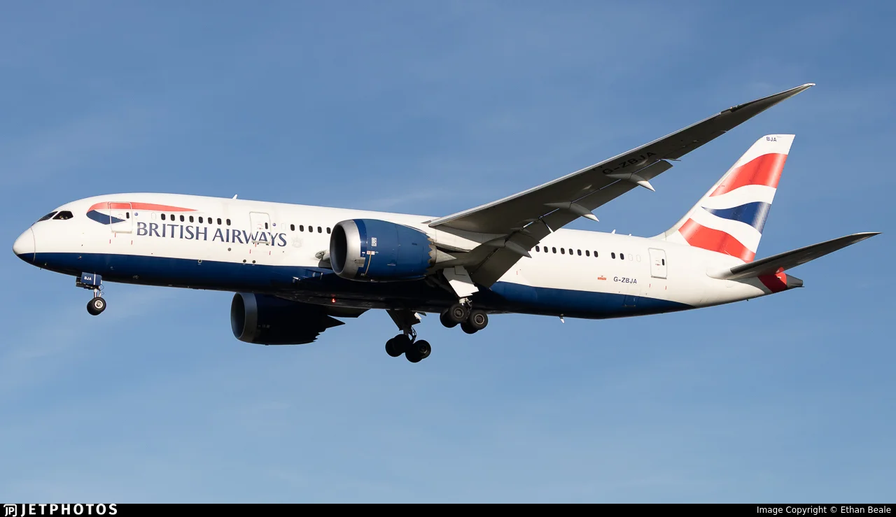British Airways G-ZBJA B788