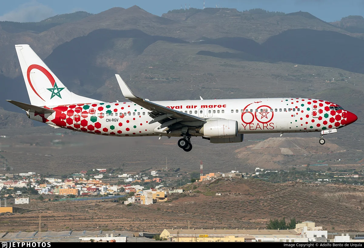 Royal Air Maroc CN-RGV B738