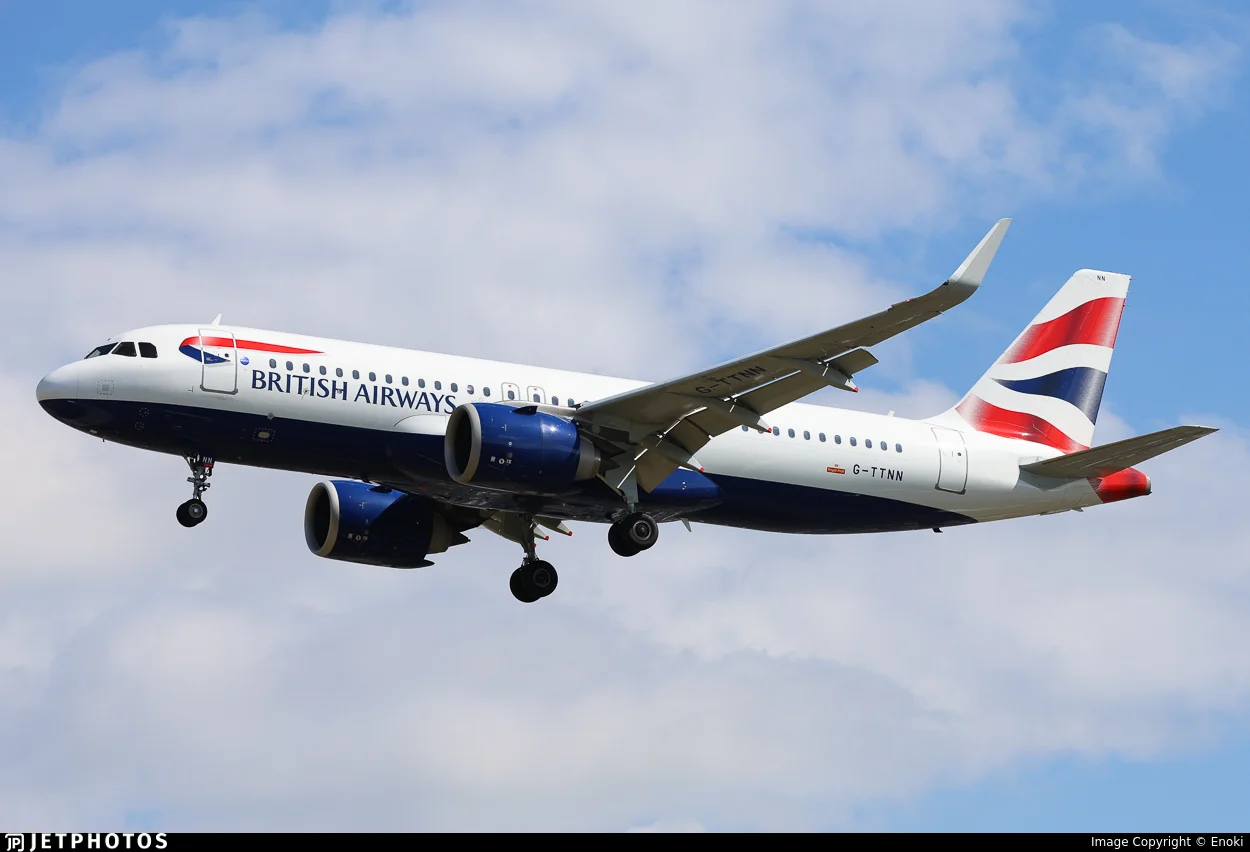 British Airways G-TTNN A20N