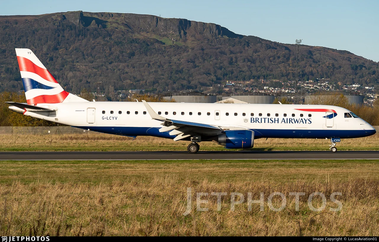 BA CityFlyer G-LCYV E190