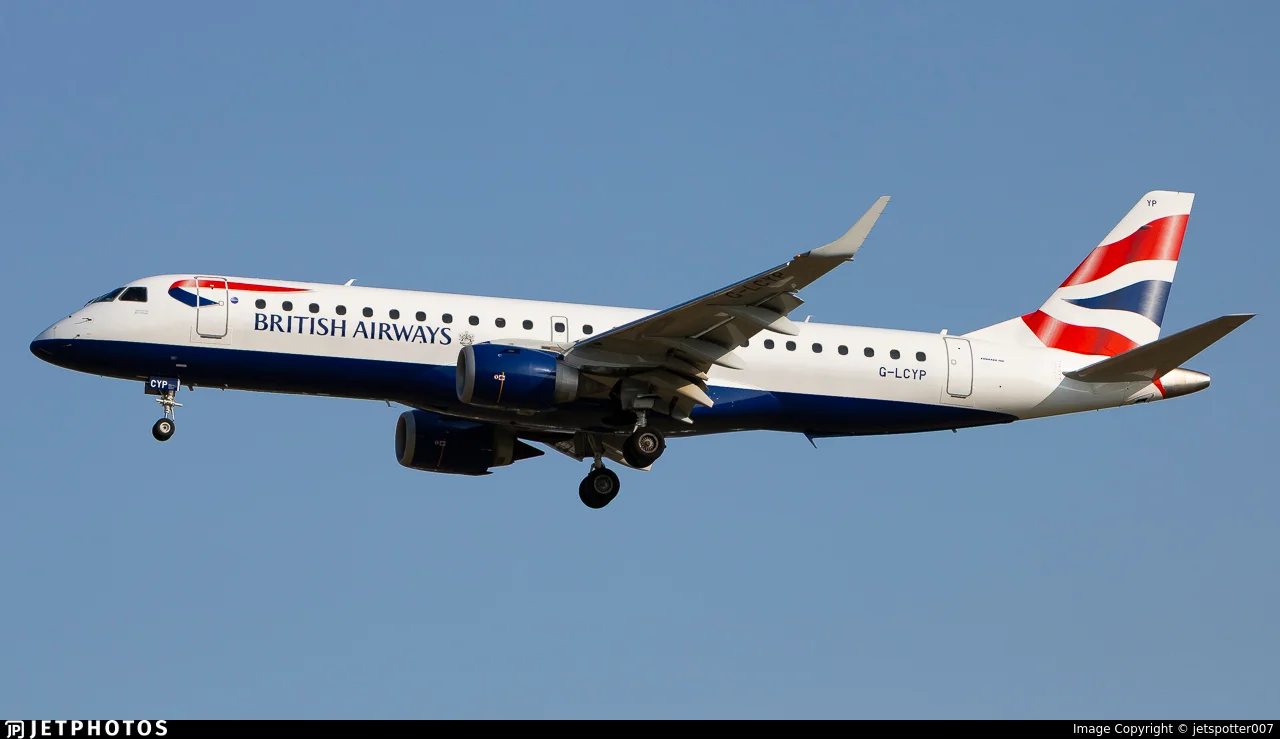BA CityFlyer G-LCYP E190