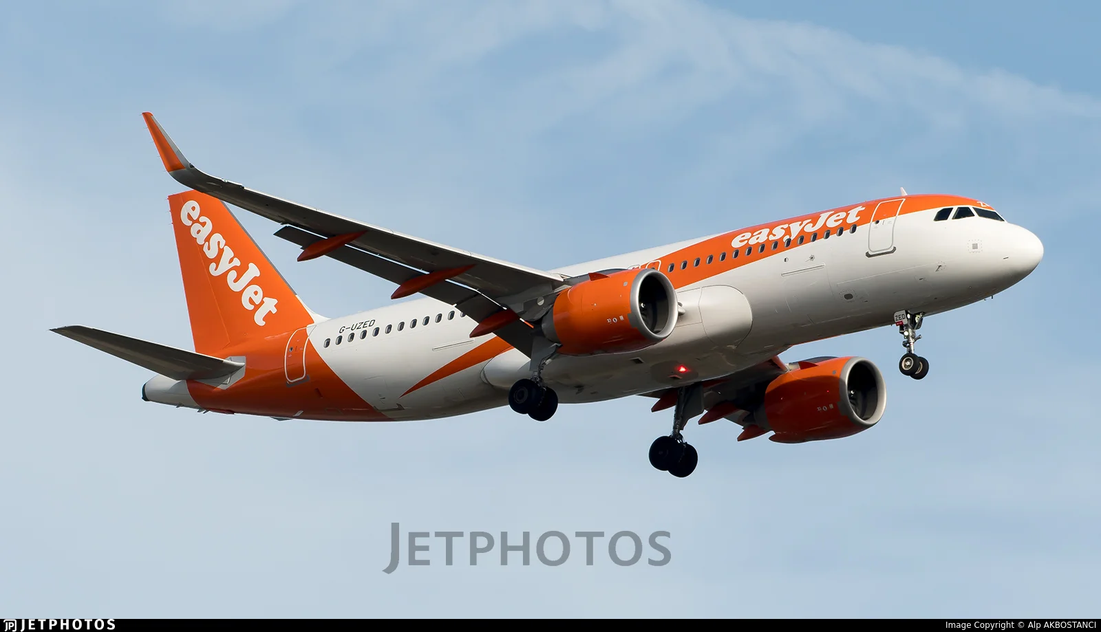 easyJet G-UZED A20N