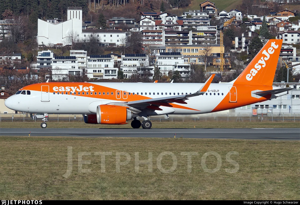 easyJet G-UZLP A20N