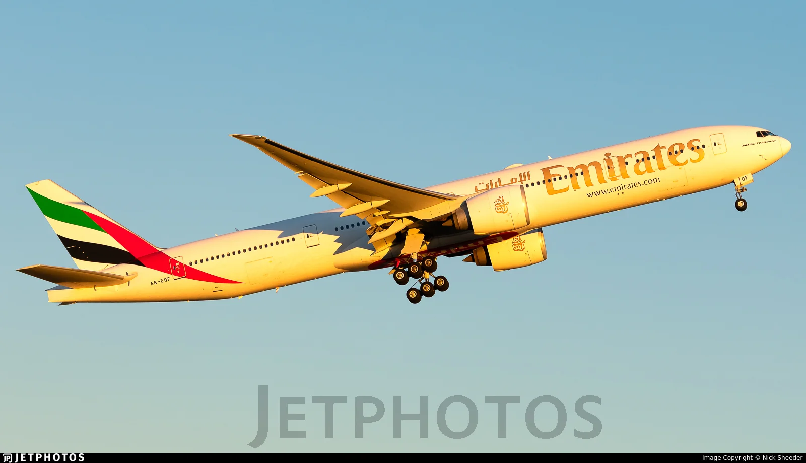 Emirates A6-EQF B77W