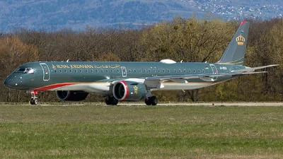 Royal Jordanian JY-REG Embraer ERJ-190-400STD