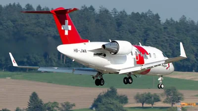 REGA - Swiss Air Ambulance HB-JWA Bombardier CL-600-2B16 Challenger 650