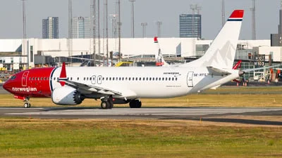 Norwegian SE-RTS Boeing 737-8 MAX