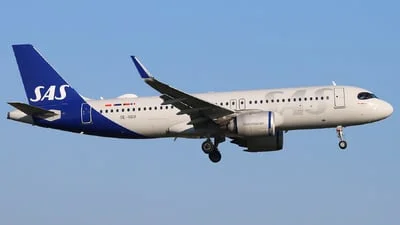 Scandinavian Airlines (SAS) SE-ROU Airbus A320-251N