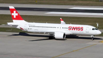 Swiss HB-JCT Airbus A220-371