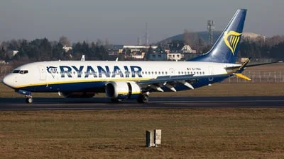 Ryanair EI-HGG Boeing 737-8-200 MAX