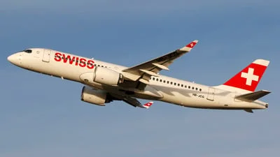 Swiss HB-JCG Bombardier CSeries CS300