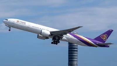 Thai Airways International HS-TKQ Boeing 777-3ALER