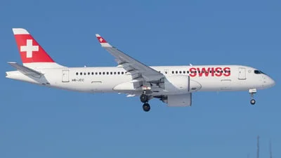Swiss HB-JCC Bombardier CSeries CS300