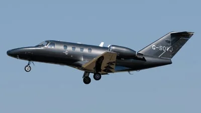 Saxon Air G-SOVJ Cessna 525 CitationJet 1
