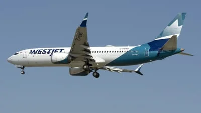 WestJet Airlines C-FBWS Boeing 737-8 MAX
