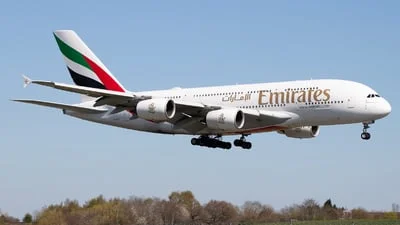 Emirates A6-EUY Airbus A380-842