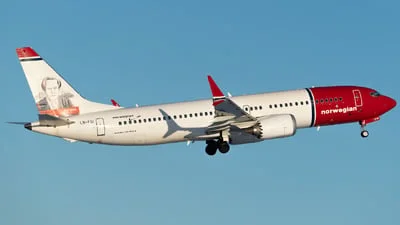 Norwegian LN-FGI Boeing 737-8 MAX