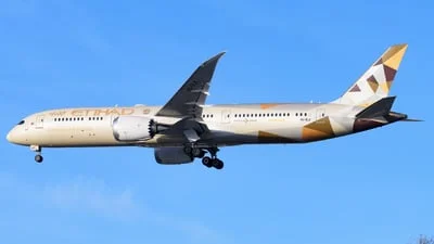 Etihad Airways A6-BLK Boeing 787-9 Dreamliner