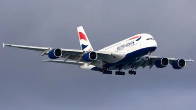 British Airways G-XLED Airbus A380-841