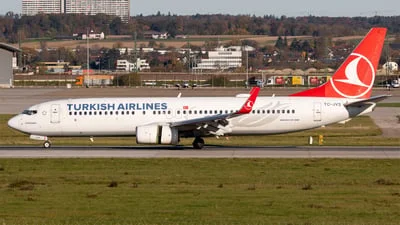 Turkish Airlines TC-JVS Boeing 737-8F2