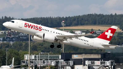 Swiss HB-JCO Bombardier CSeries CS300