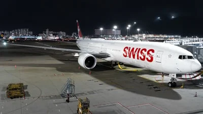 Swiss HB-JNF Boeing 777-3DEER
