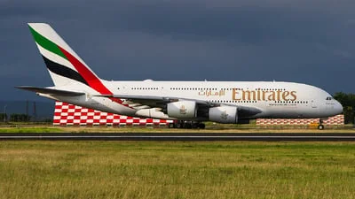 Emirates A6-EOR Airbus A380-861