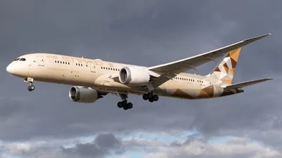 Etihad Airways A6-BLA Boeing 787-9 Dreamliner