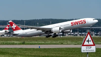 Swiss HB-JNB Boeing 777-3DEER