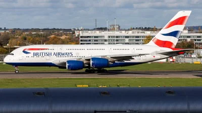 British Airways G-XLEK Airbus A380-841