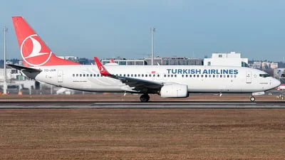 Turkish Airlines TC-JVR Boeing 737-8F2