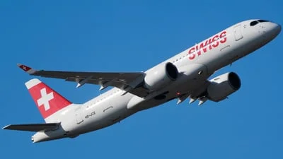 Swiss HB-JCE Bombardier CSeries CS300
