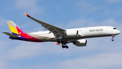 Asiana Airlines HL8521 Airbus A350-941