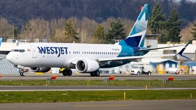 WestJet Airlines C-GWJN Boeing 737-8 MAX