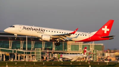 Helvetic Airways HB-JVP Embraer ERJ-190-100LR
