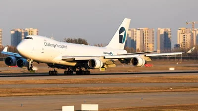 Challenge Airlines OO-ACF Boeing 747-4EVERF