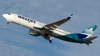 WestJet Airlines C-GWLK Boeing 737-8 MAX