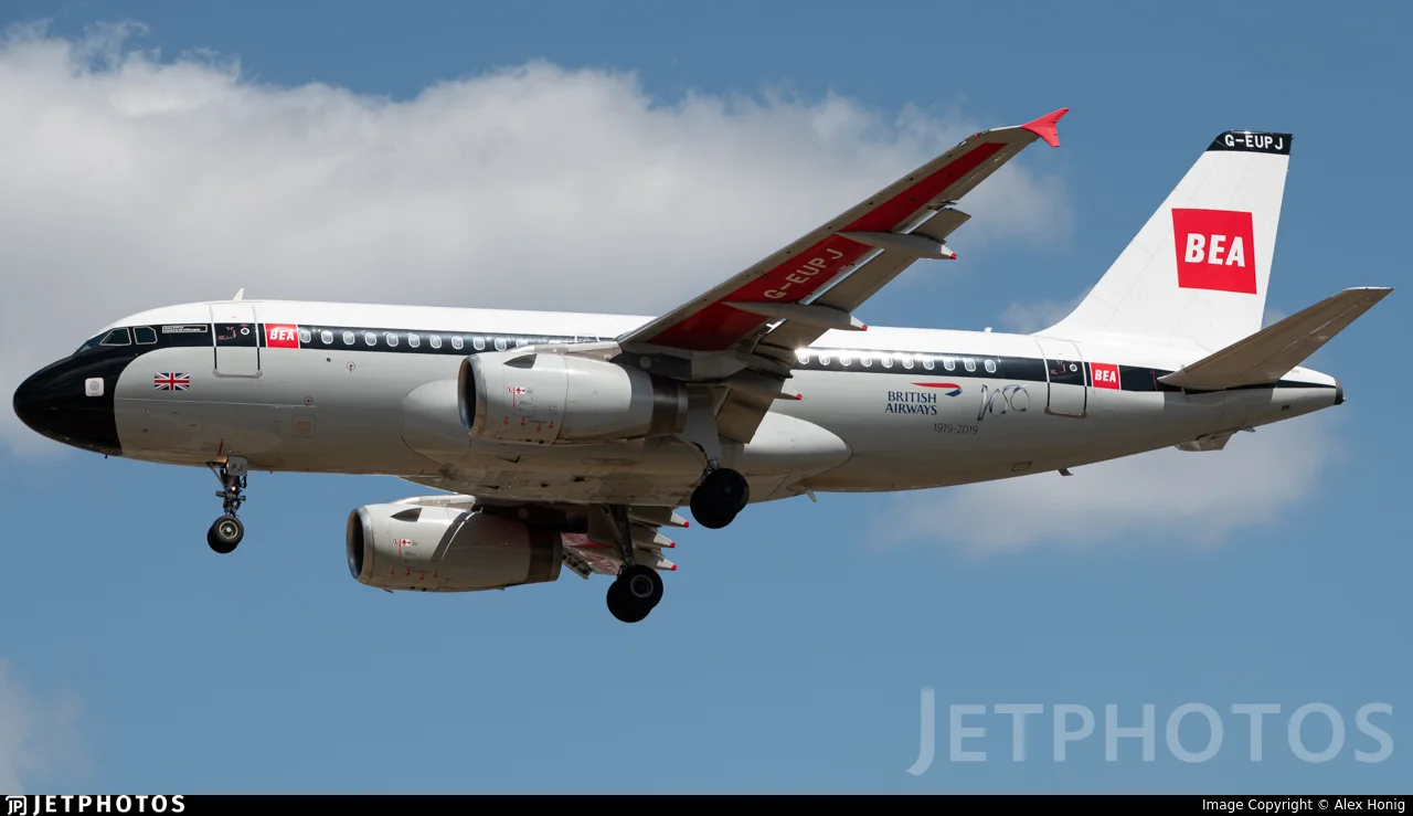 British Airways G-EUPJ A319