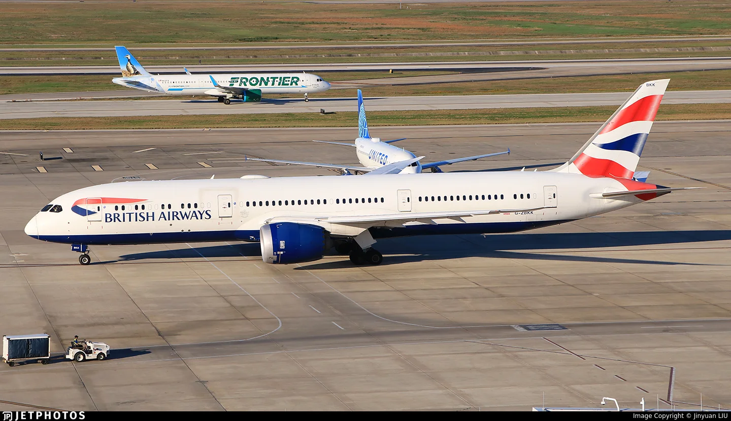 British Airways G-ZBKK B789