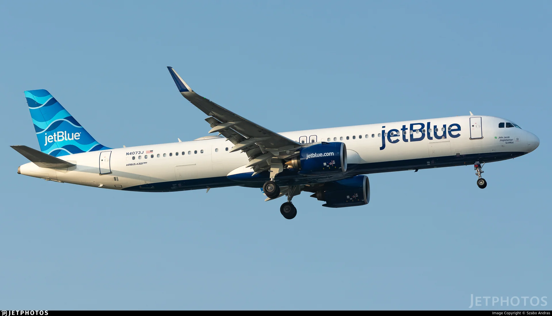 JetBlue N4073J A21N